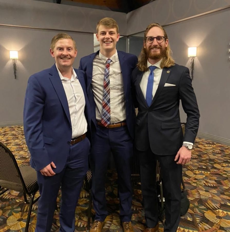 Senator Adam Uhlenbrock (middle). 