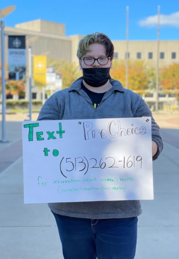 The Center for Bio-Ethical Reform's display drew criticism from pro-choice students.