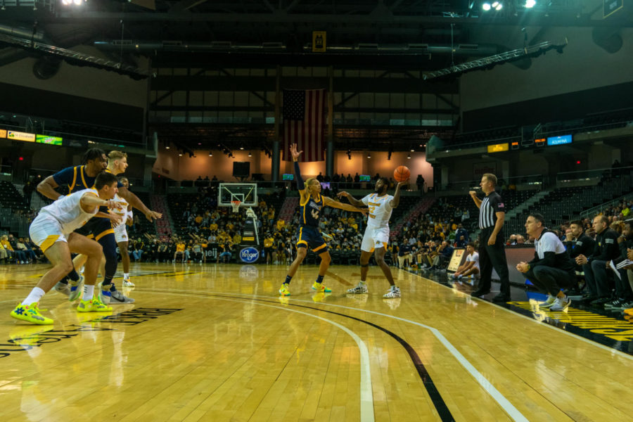 NKU guard Trevon Faulkner during Fridays game against UNC Greensboro. Faulkner tied a career-high with 28 points.