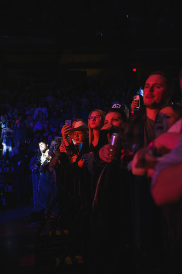 Fans during the Cody Johnson concert on Friday night at BB&T Arena.