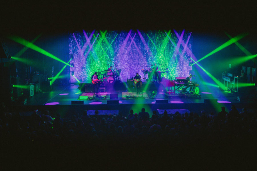 Umphrey's McGee performed at the PromoWest Pavilion at OVATION in Newport on Thursday.