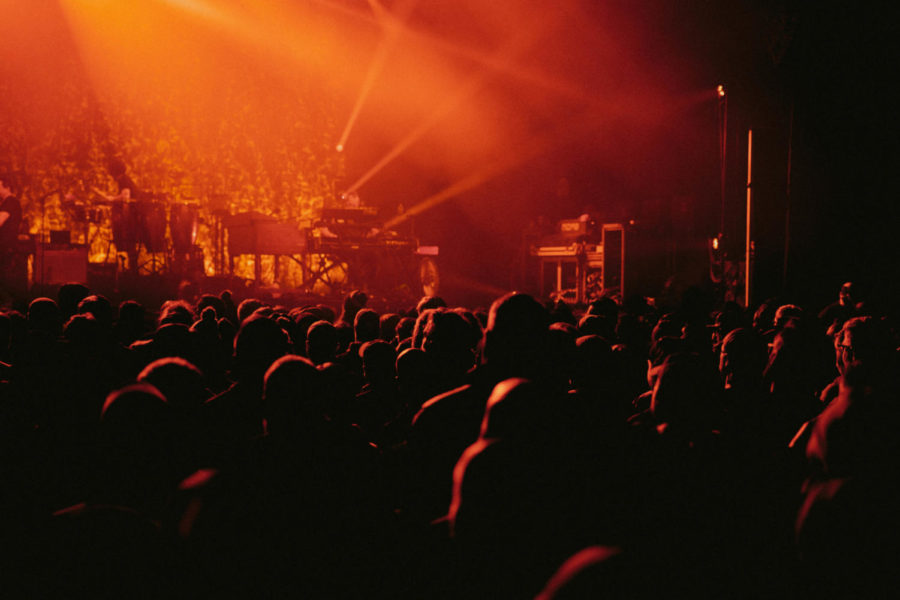 The PromoWest Pavilion at OVATION in Newport was packed with fans for Umphrey's McGee on Thursday.