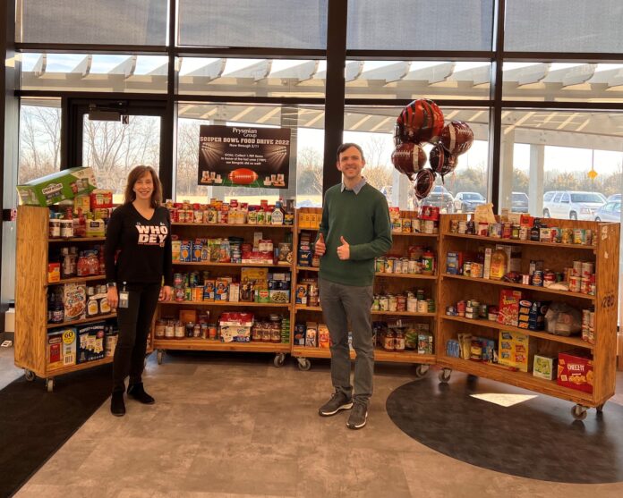 Pictured in the photo are Nick Blivin, FUEL NKU program coordinator, and Jan Rouse, Prysmian Groups internal communications manager.
