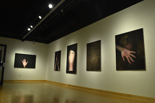 Featured artist, Candice van Loveren Geis' work entitled "Presenting As".