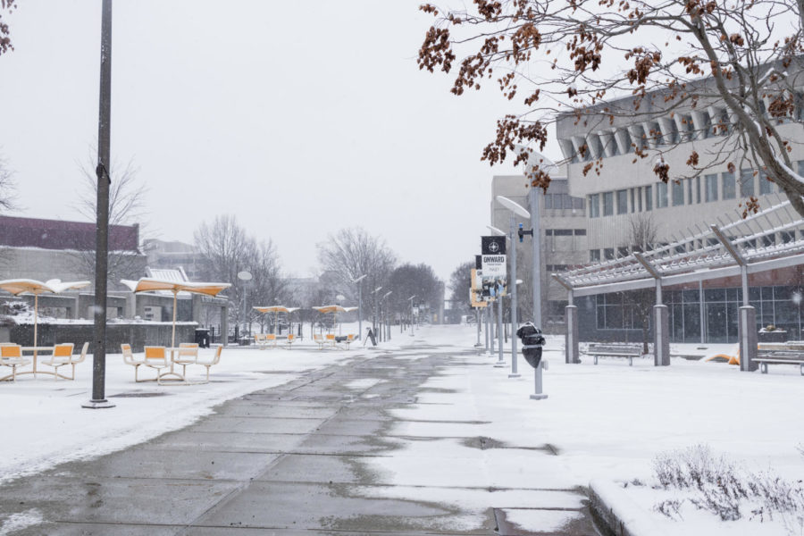 Winter weather braced NKU two years ago, covering the campus in snow and ice.