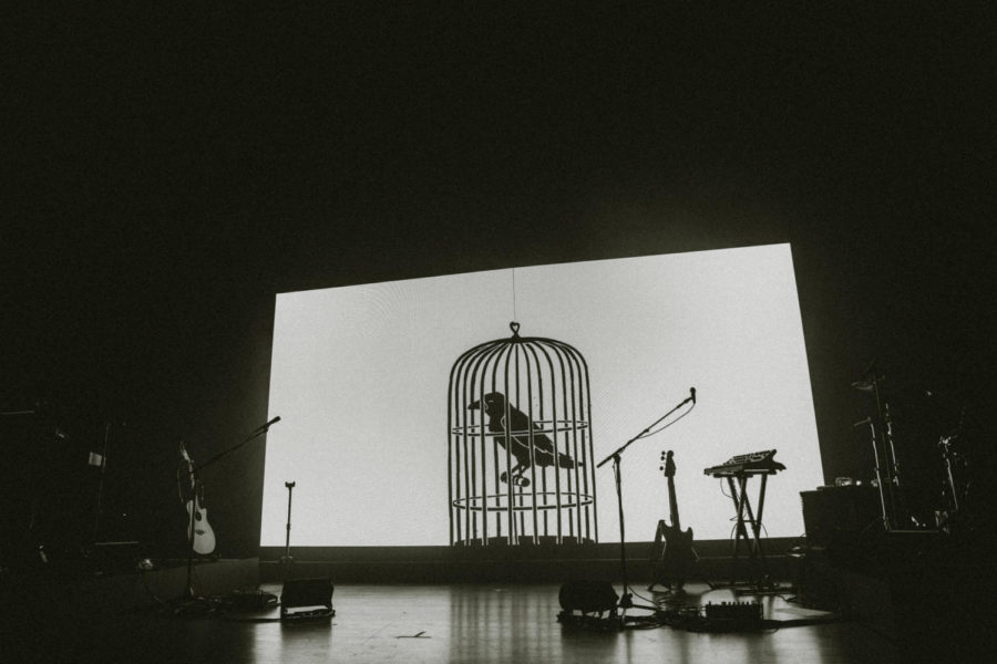 Conan Gray's set inspired from his first album " Kid Krow".