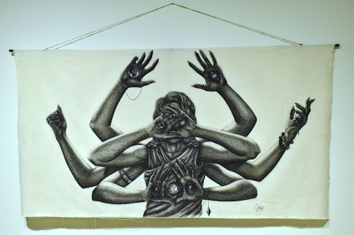 "Oracle" in Juried Student Exhibition.