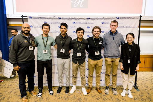 NKU team with advisor (L to R): Dr. Abdullah Al-Bahrani, Kyle Nguyen, Aro Rajaonah, Bijay Rimal, Blake Weimer, Alex Kent, and My Doan