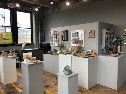 The Clay Alliance space at the Pendleton Art Center.