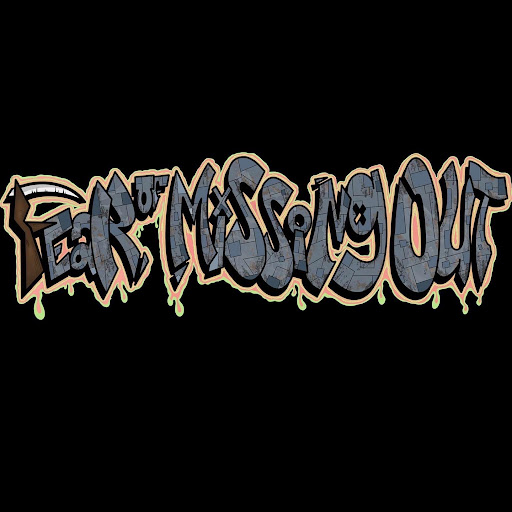 Fear of missing out graffiti. 
