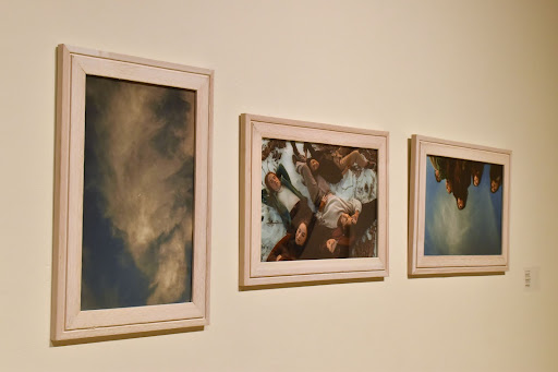 Photo series in the exhibition.