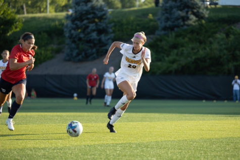 NKU womens soccer team faced off against Dayton on Thursday.