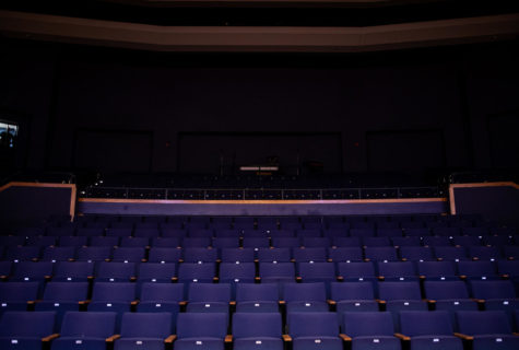 A look upon Greaves Concert Hall from the stage vantage. 