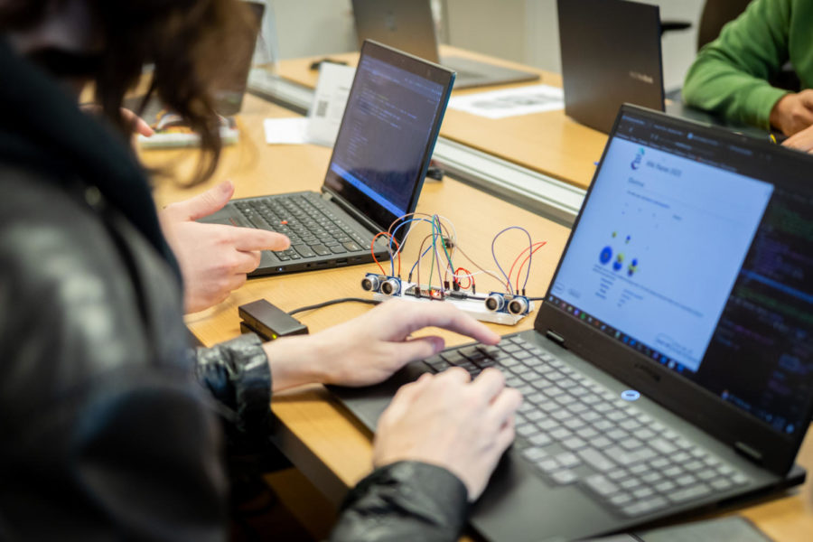 Most club members are informatics and technology majors, though there have been students from other disciplines attending the meetings.