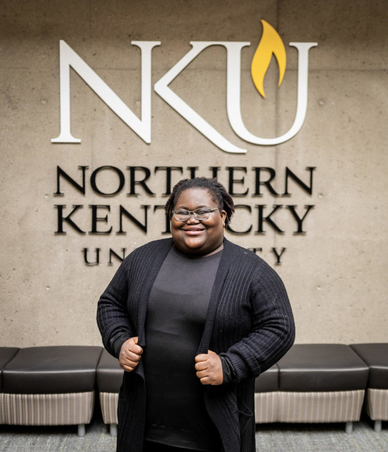 Freshman Bryanna Hall serves as the president of NKU R.O.C.K.S.