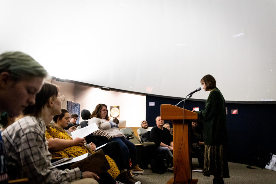 Attendees of Loch Norse Magazine's monthly mic night were able to register in prior to the event to read some of their original writing. 