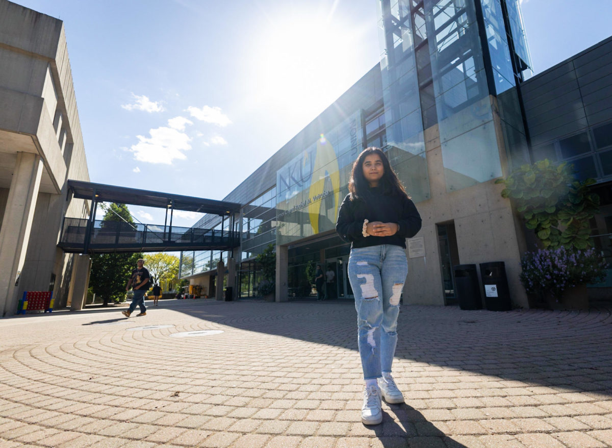 Shreya Acharya serves as the International Student Union President.