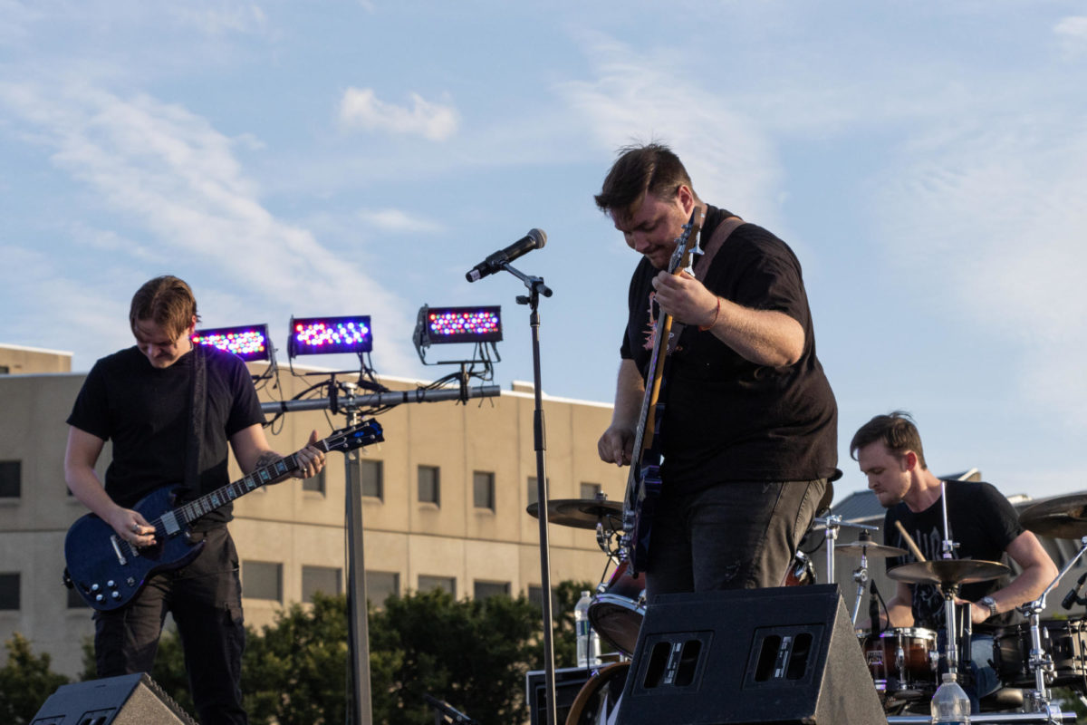 Indigo Storm, a rock band from Lexington, opened the show.