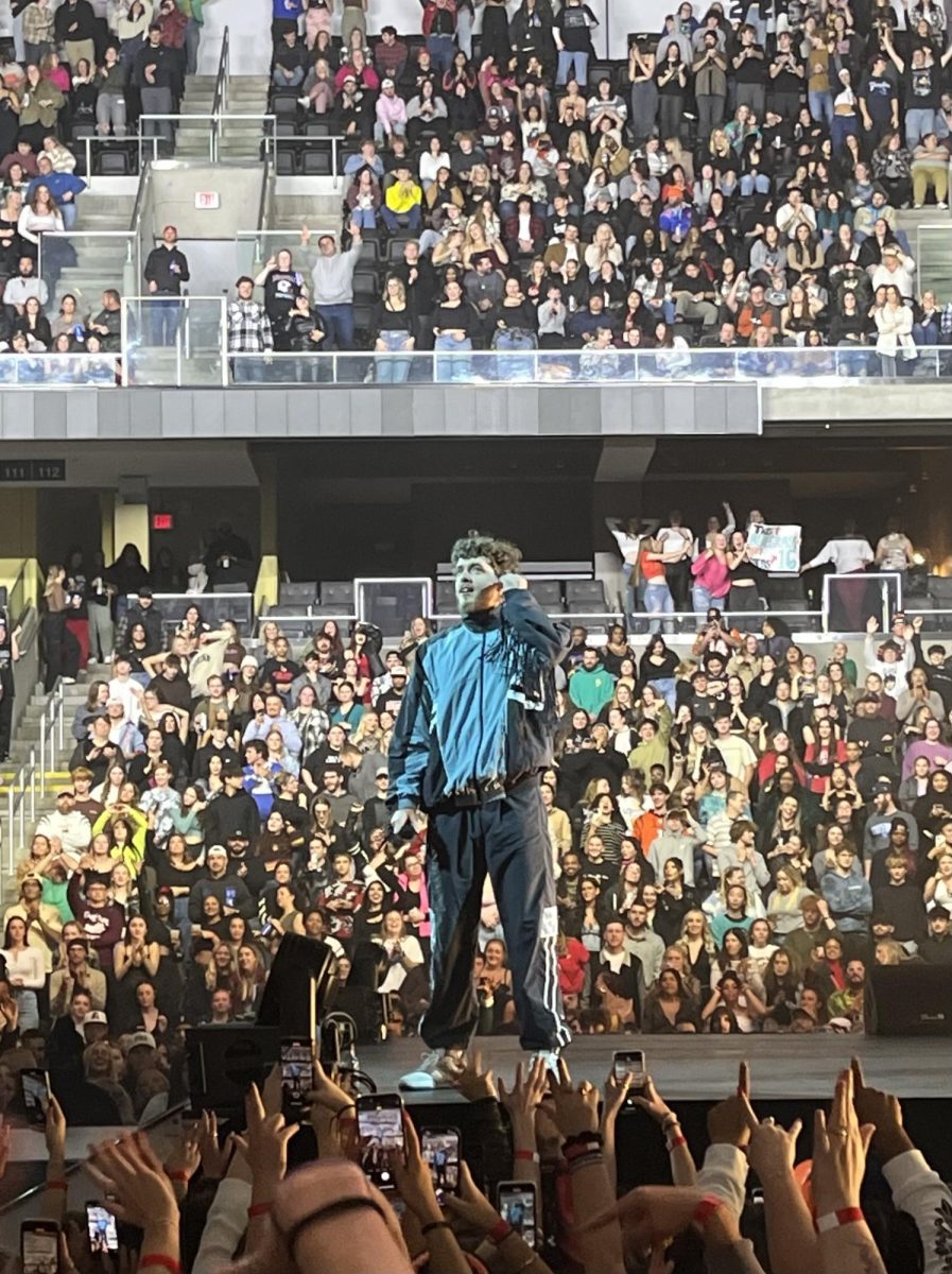 The stop at NKU was Harlow's third show out of six on the tour. 