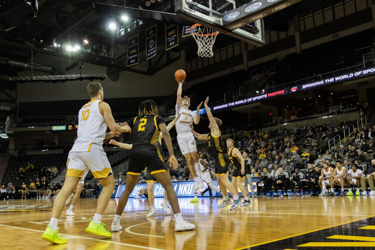 Sam Vinson shooting against Depauw.