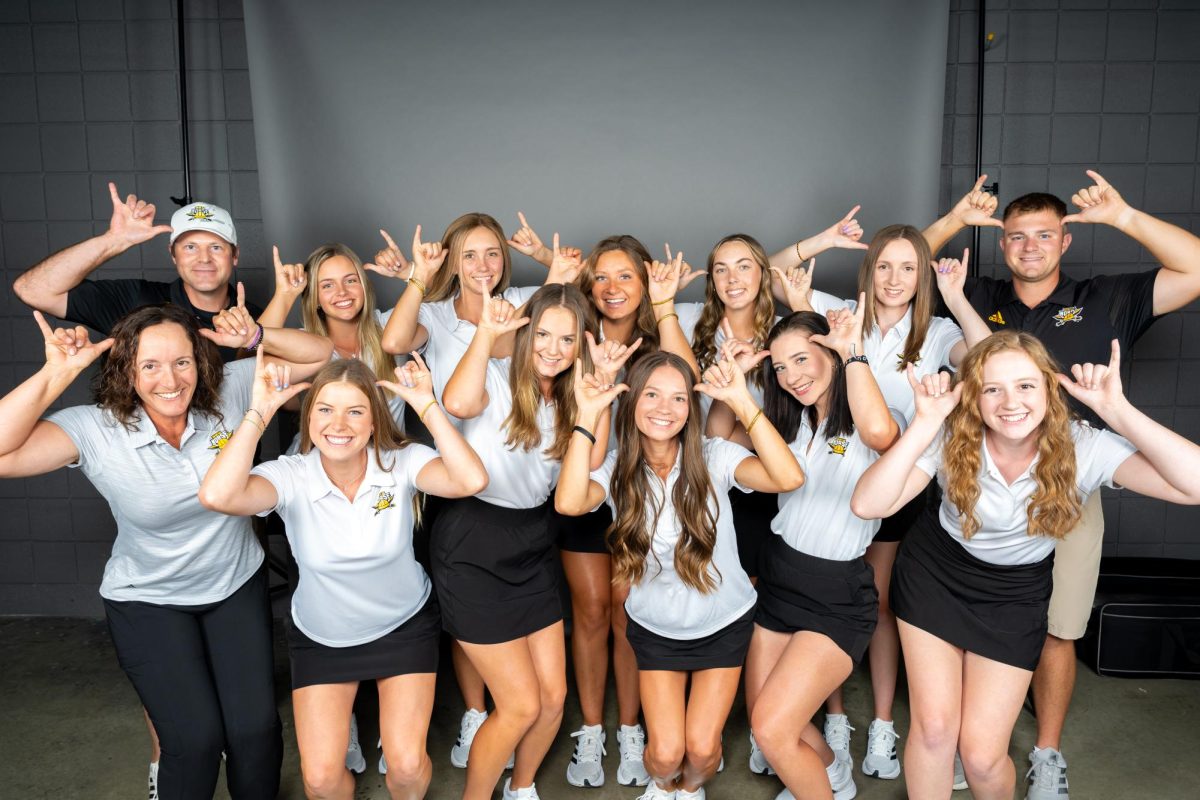 NKU Women’s Golf Team with coaches (Violet Lewis, NKU Athletics)