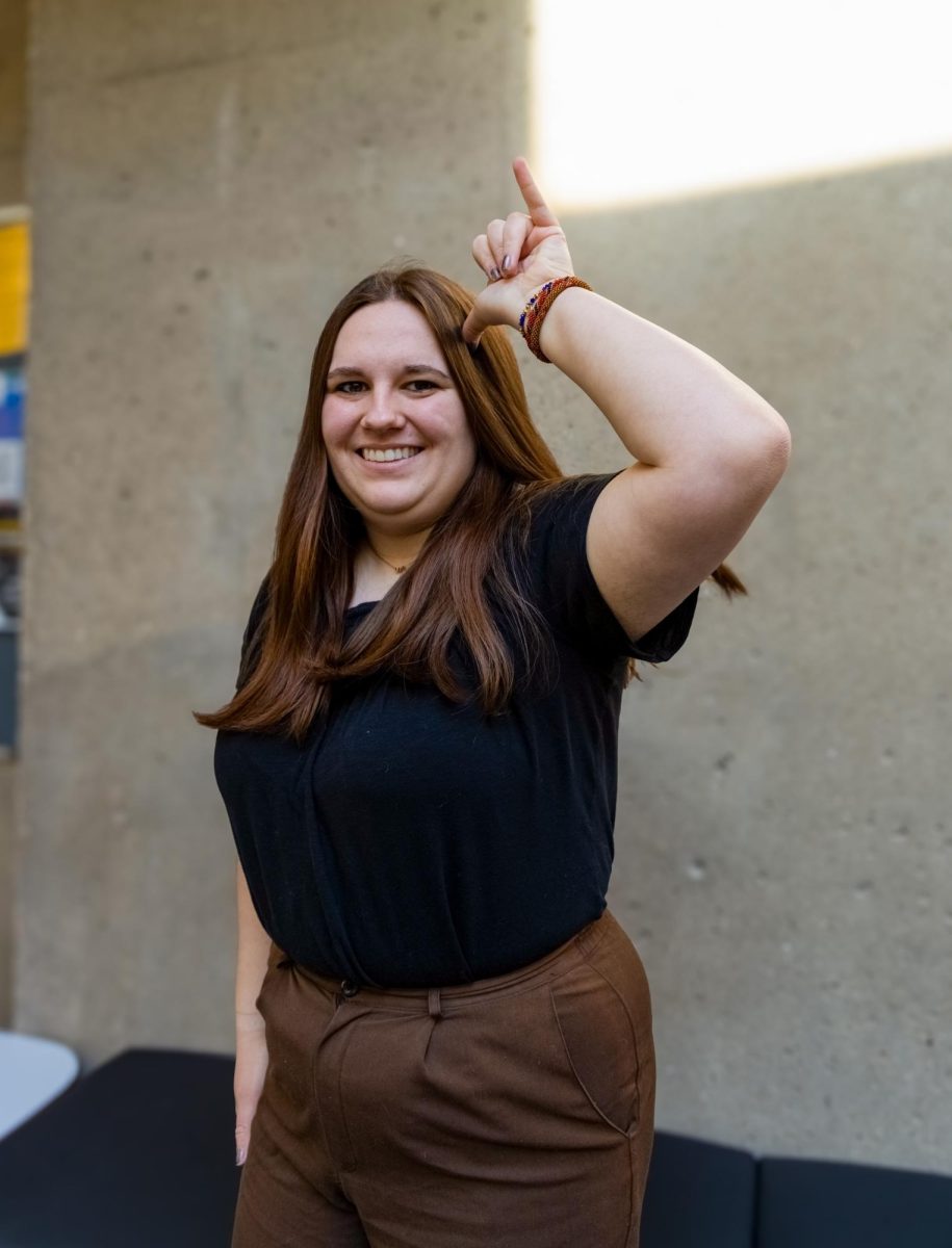 Lucy Burns, president of the Student Government Association, is preparing to graduate in May.