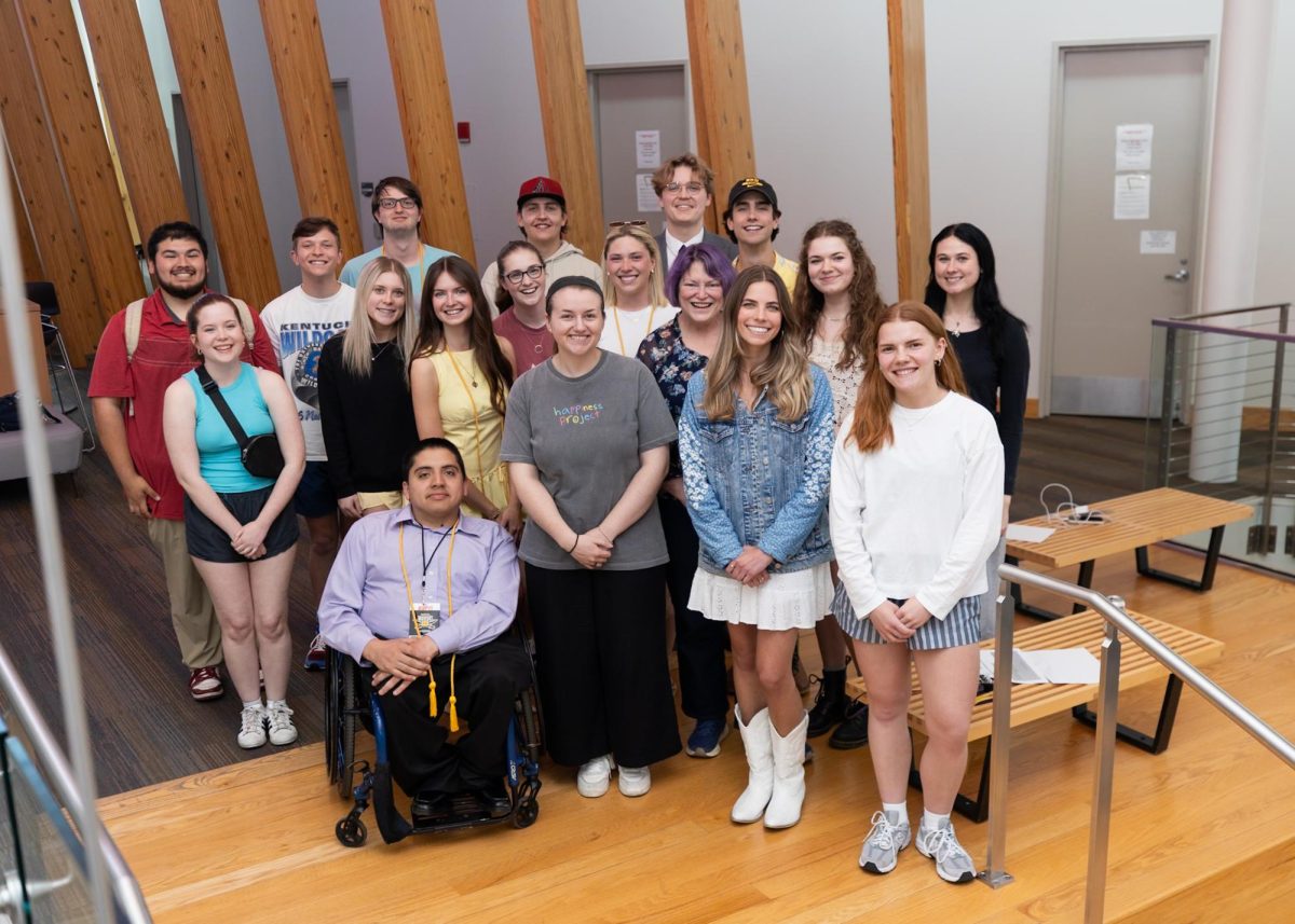 The Northerner staff at the spring 2025 Norty Awards.