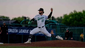 WSU’s Pitcher Garrett Peters (27) had a field day with the Norse hitters, he gave up one run over nine innings with 11 strikeouts, cruising to an 18-1 win. Wright State ended NKU’s season, they finished the season 31-25, their third consecutive 30-plus win season.