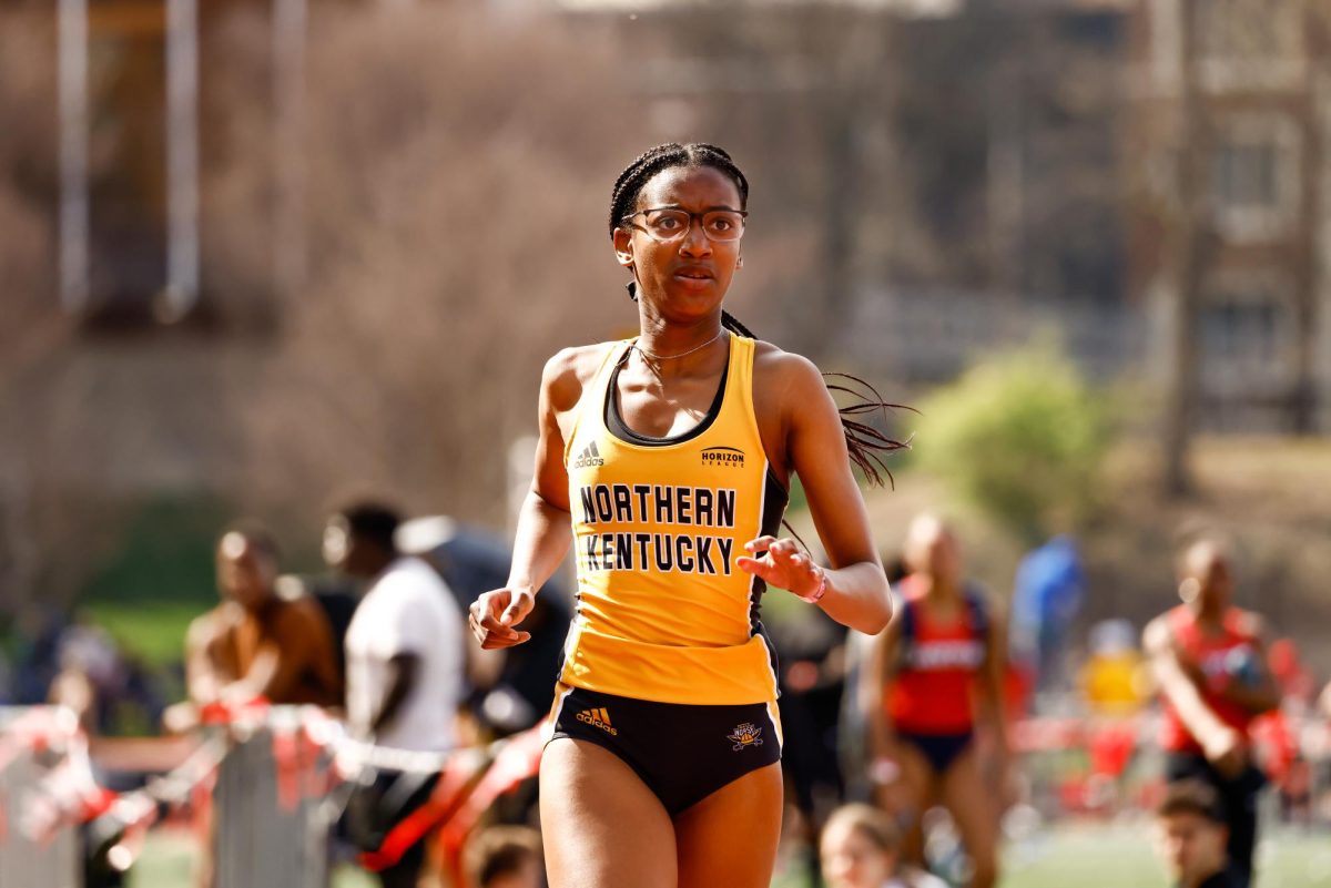 Jordan Archie at a track meet in 2024.